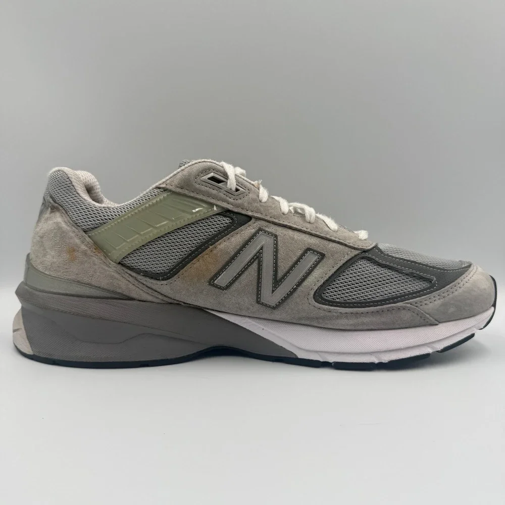 New Balance 990v5 Mens Size 123 Running Shoes Made in USA Grey M990GL5